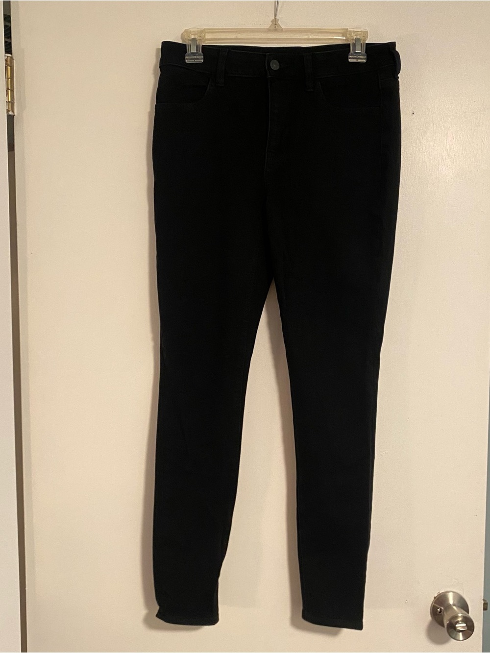 NWOT American Eagle Dream Stretch Black Skinny Jeans Women’s 8 Regular No Holes